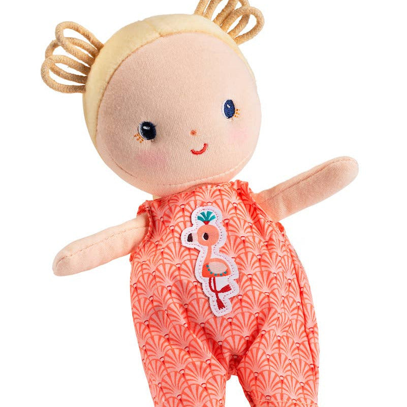 Janod - Anais Baby  | Doll & Carrier | Pretend Play | 12 Months+ - Baby Dill
