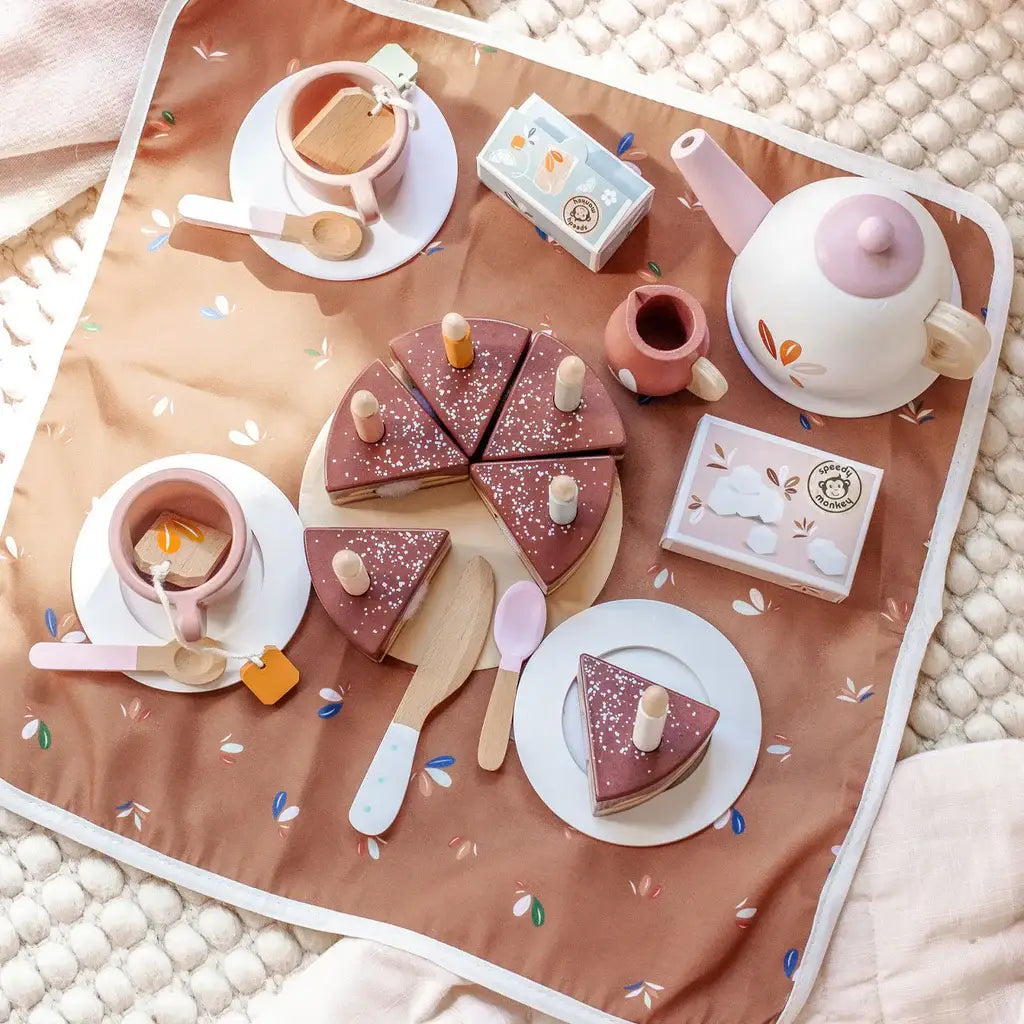 Wood Birthday Tea Set - Baby Dill