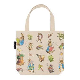 Peter Rabbit Pattern Mini Tote - Baby Dill