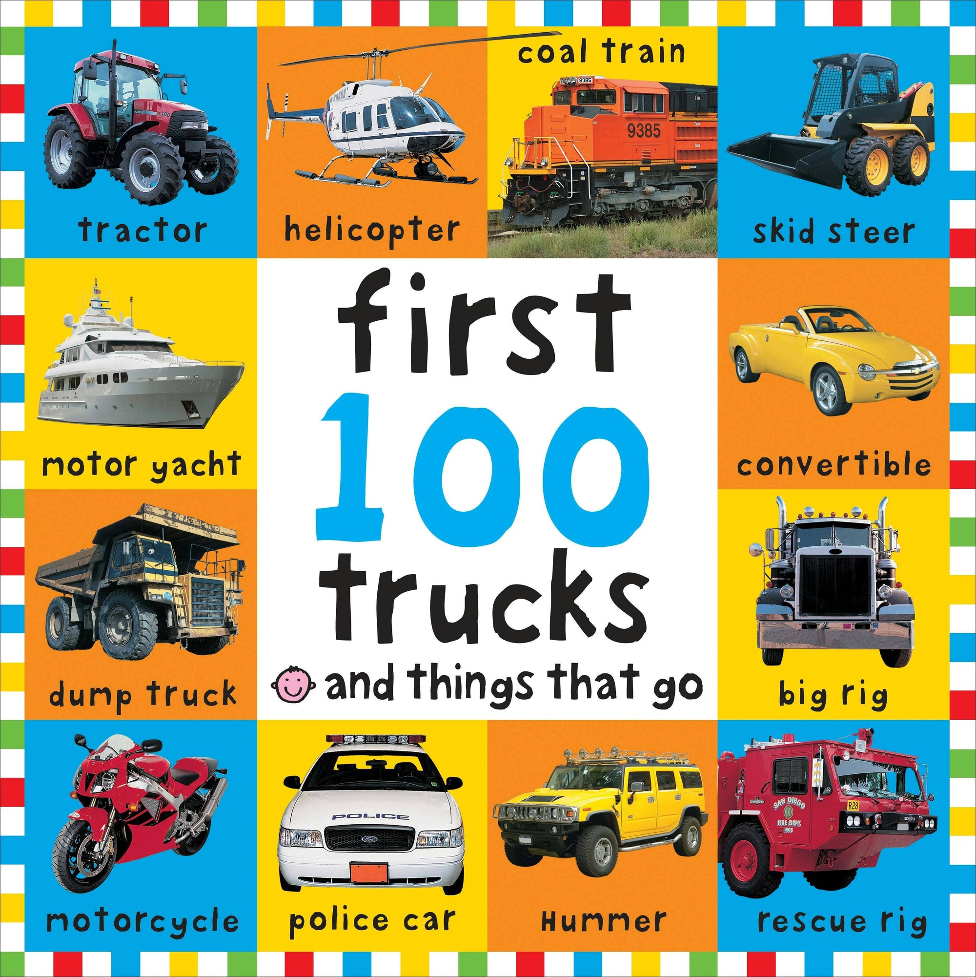 Big Board First 100 Trucks and Things That Go Board Book - Baby Dill