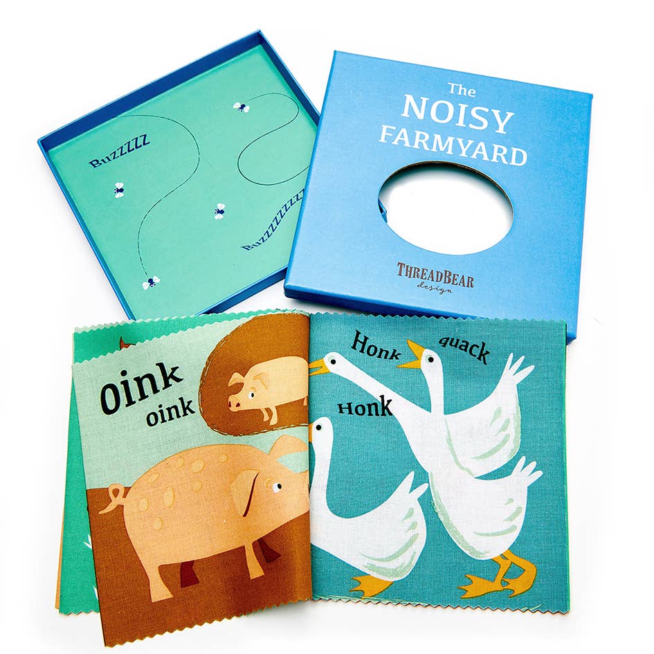 Noisy Farmyard Cloth Book For Toddlers