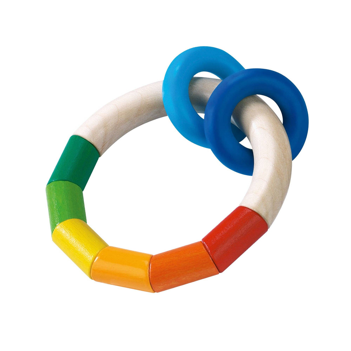 Kringelring Wooden Baby Rattle - Baby Dill