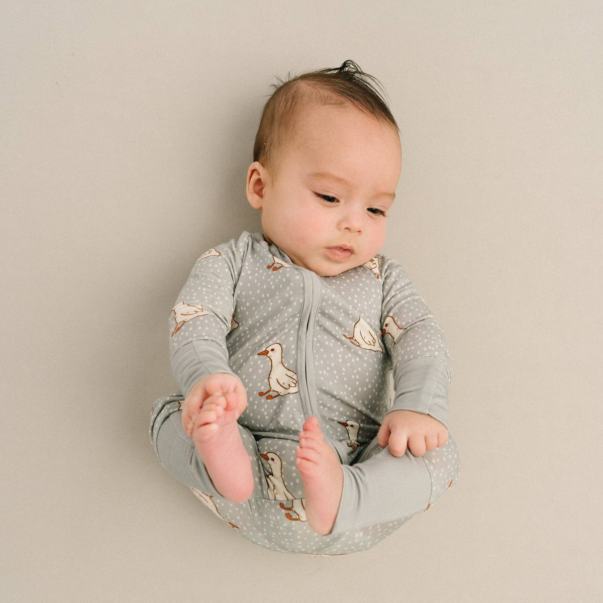 Little One Shop - Classic Goose Bamboo Sleeper - Baby Dill
