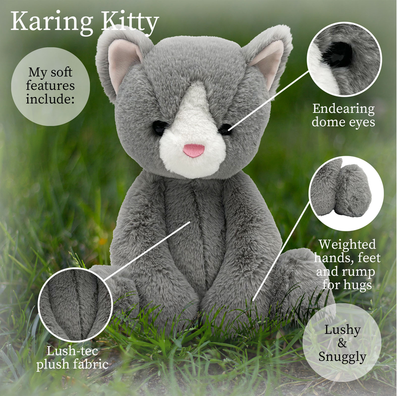 Caring Kitten 16" Plush - Baby Dill