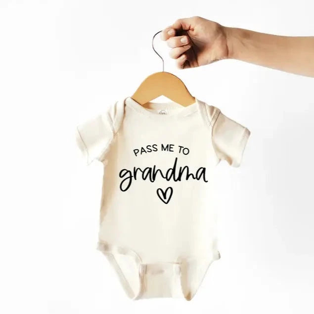 Pass Me to Grandma Onesie - Baby Dill