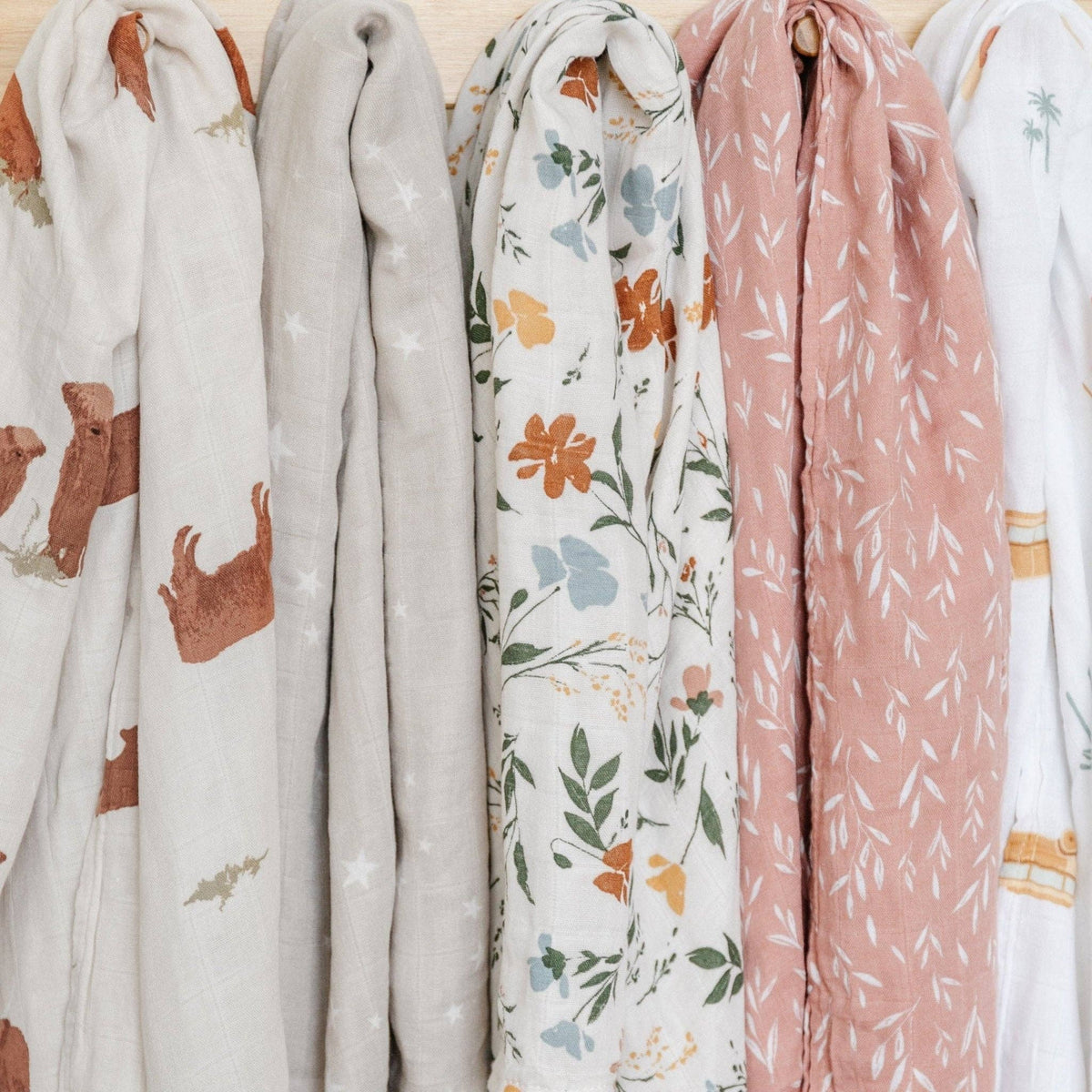 Bamboo Muslin Rayon Swaddle - Baby Dill