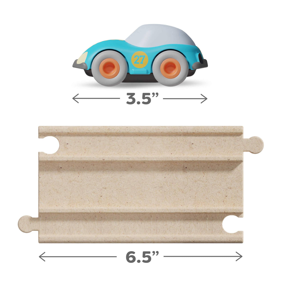 Wooden Car & Track Stunt Jump