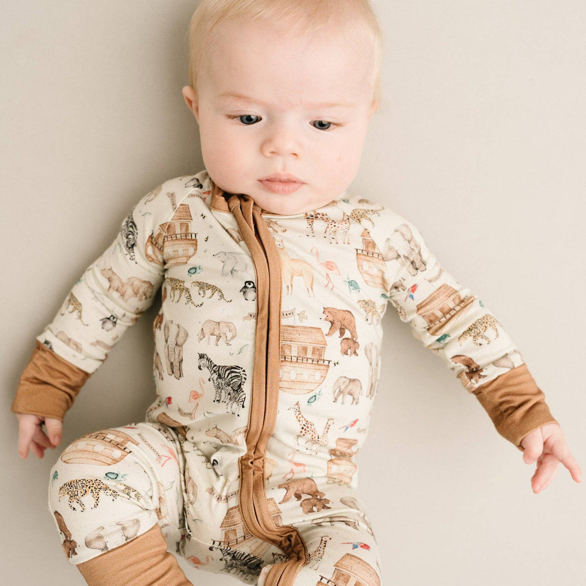 Noah's Ark Double Zip Bamboo Sleeper