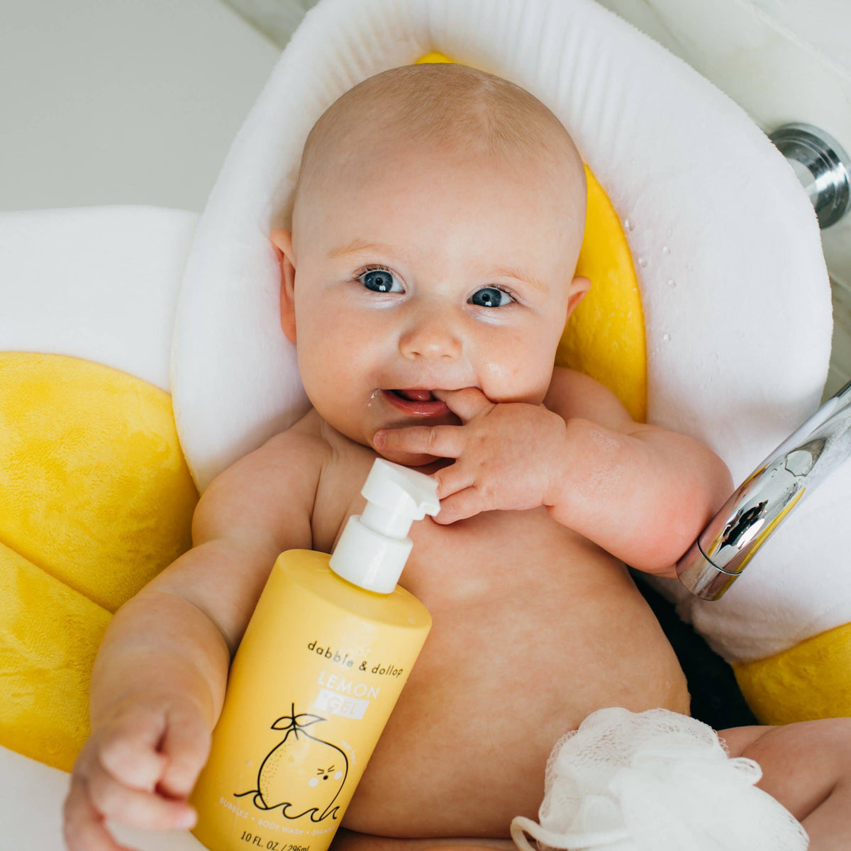 Dabble & Dollop® - Tear-Free Shampoo, Body Wash, & Bubbles - Lemon - Baby Dill