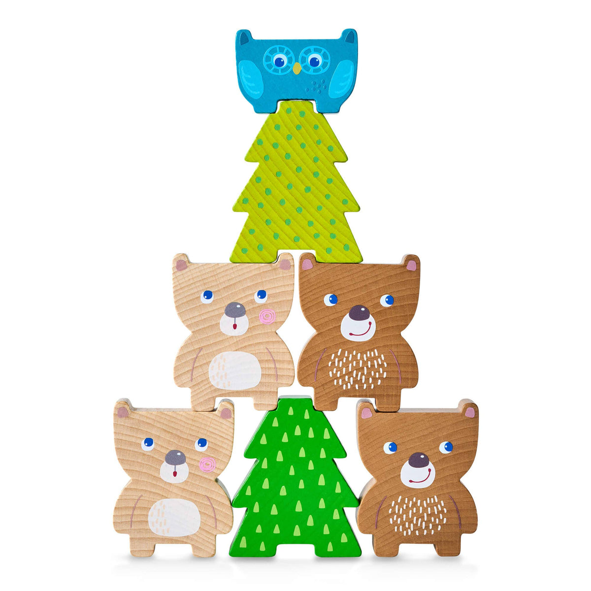 Wooden Forest Friends Stacking Toy