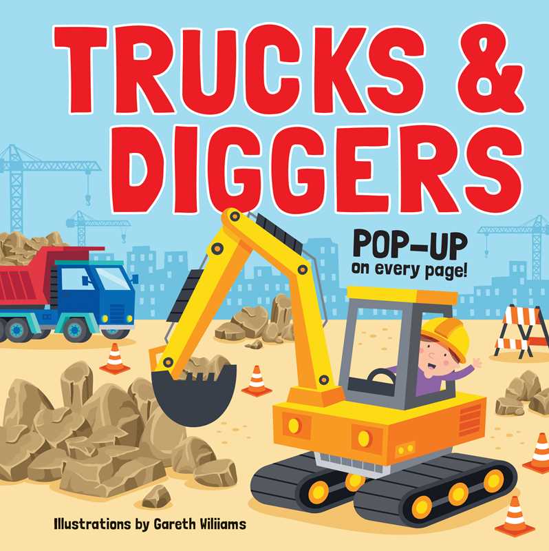 Simon & Schuster - Trucks & Diggers: Pop-Up Book by - Baby Dill