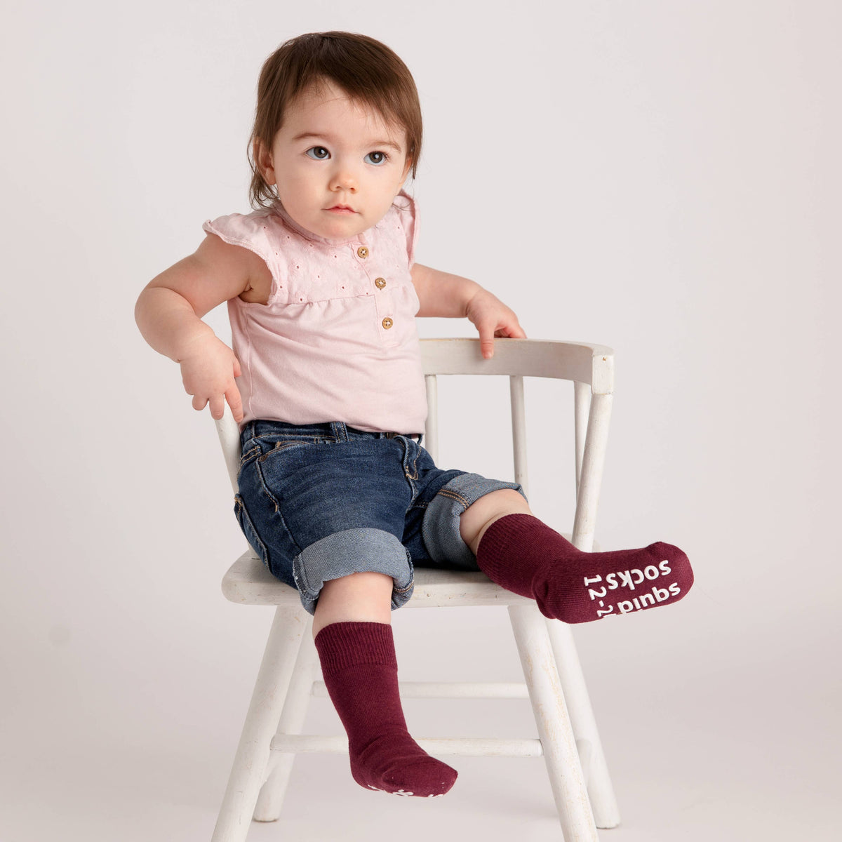 Courtney - Baby Socks with Non-Slip Silicone - Baby Dill