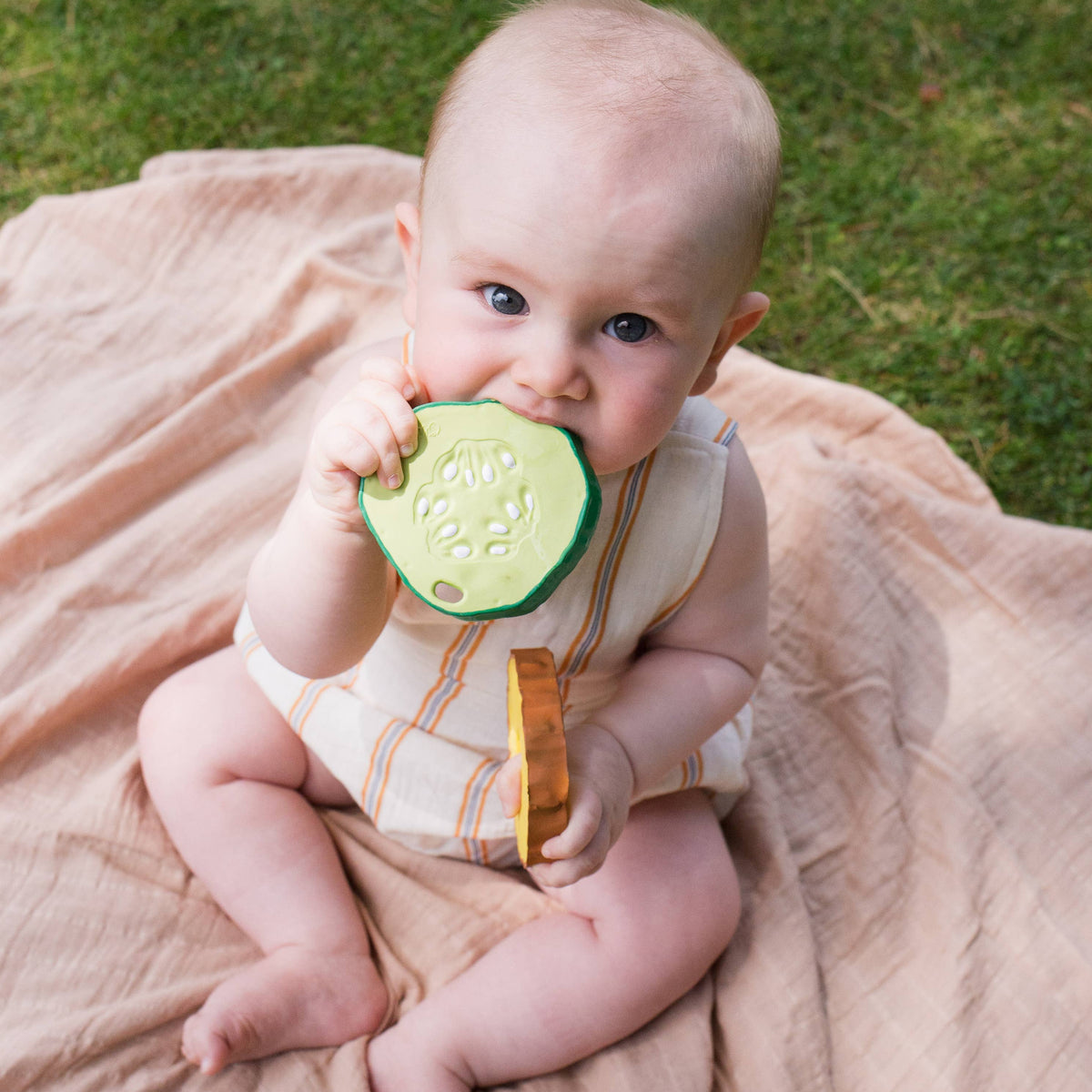Pepino the Cucumber Organic Rubber Teether
