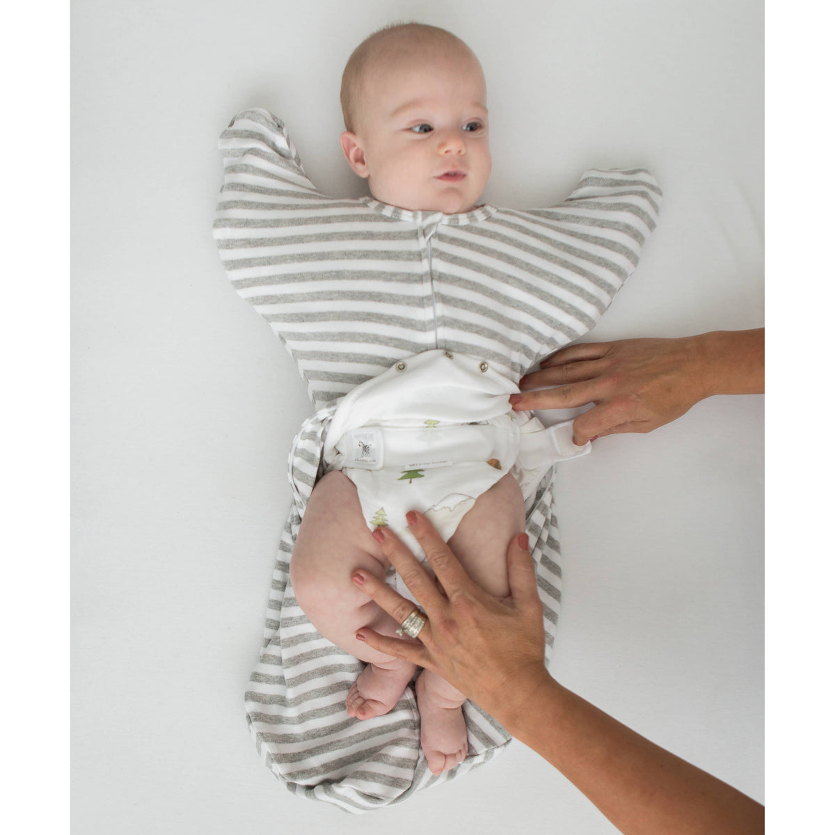 Transitional Swaddle Sack, Watercolor Sunny Days