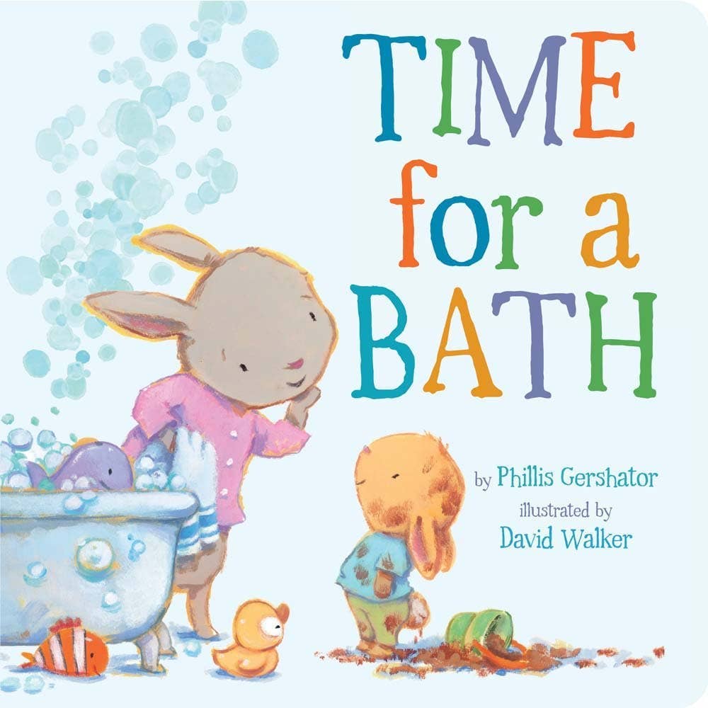 Time for a Bath Board Book - Baby Dill