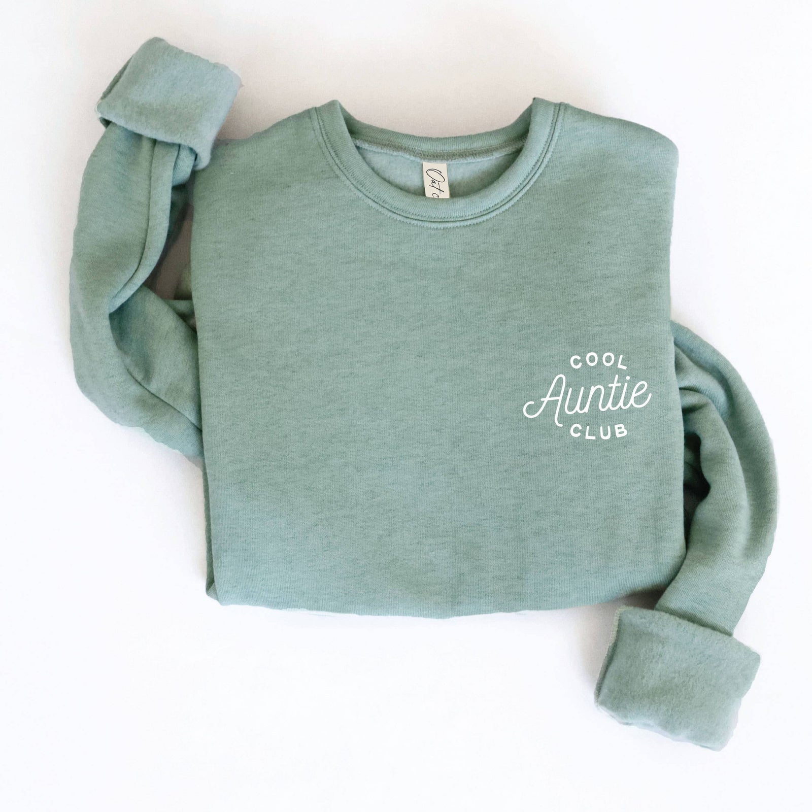 OAT COLLECTIVE - COOL AUNTIE CLUB Graphic Sweatshirt - Baby Dill