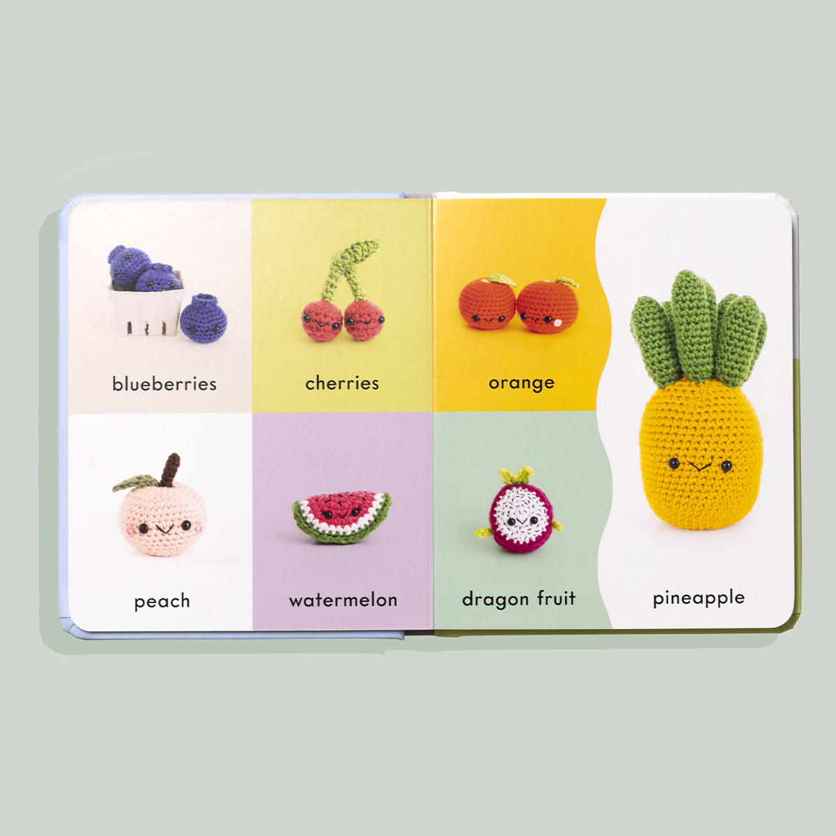 First Words with Cute Crochet Friends (Baby Board Book) - Baby Dill