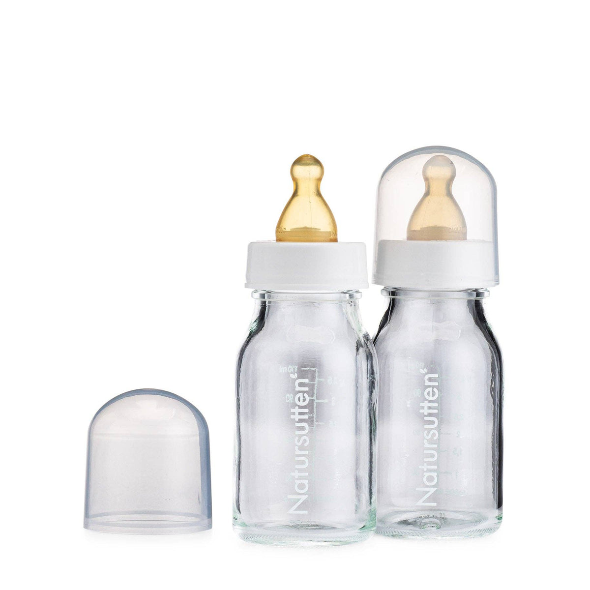 Natursutten&#39;s Glass Baby Bottles - 3.7 oz-2 pk