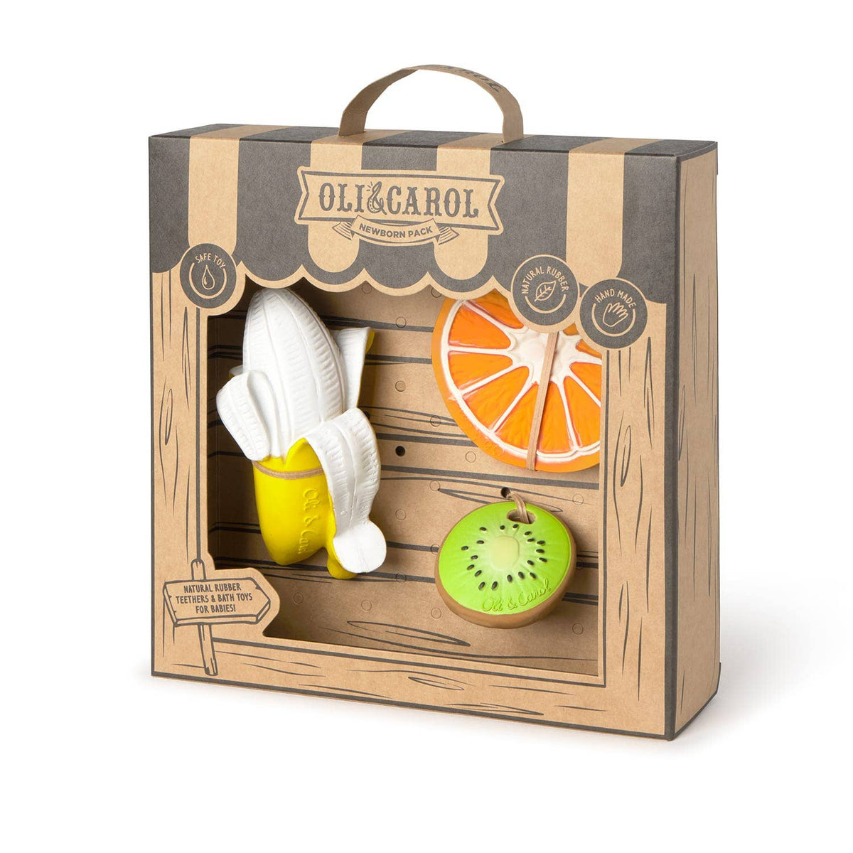 Teether Gift Set - Banana Orange Kiwi