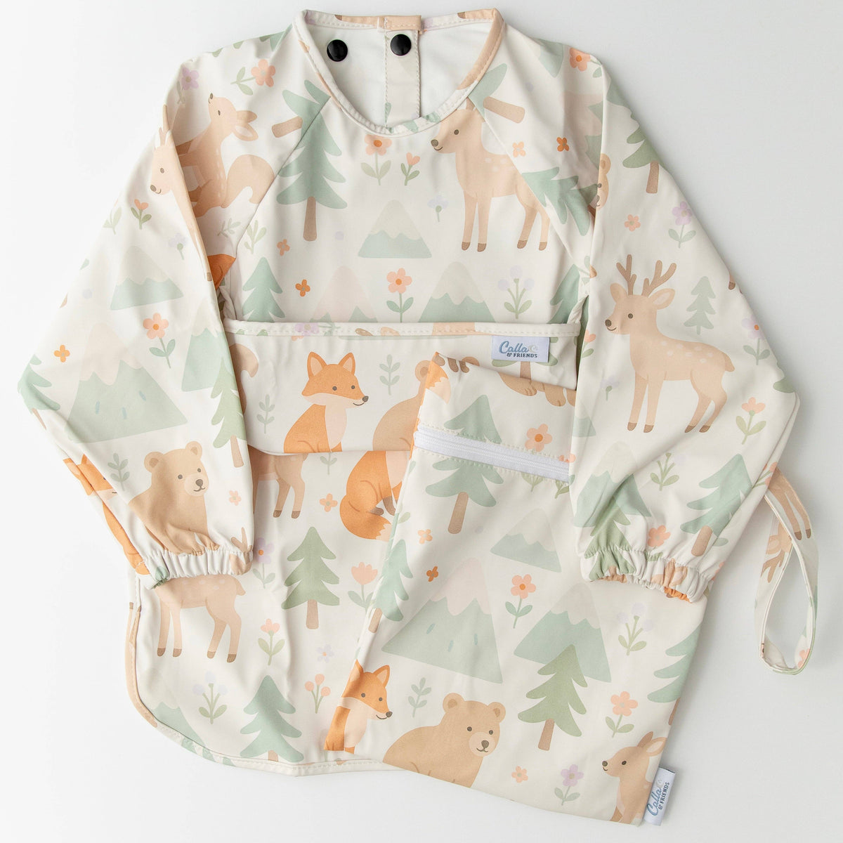 Long Sleeve Bib - Woodland Blooms