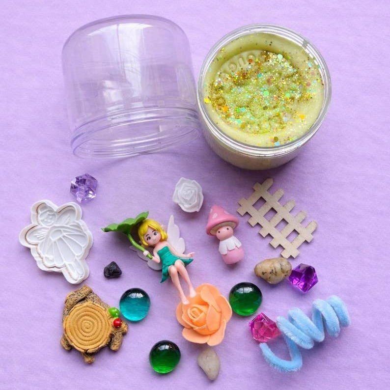 Sensory Play Dough Jar | Fairy Garden Toy