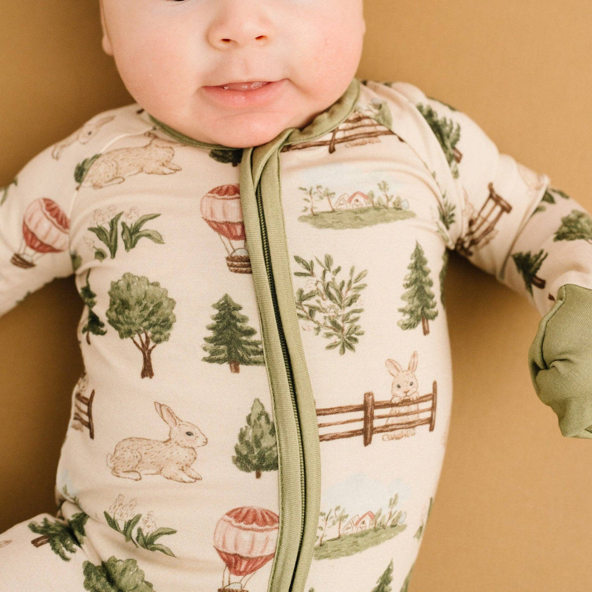 Little One Shop - Woodland Countryside Bamboo Sleeper - Baby Dill