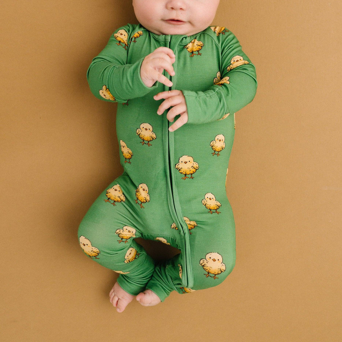 Little One Shop - Spring Chicks Bamboo Sleeper - Baby Dill