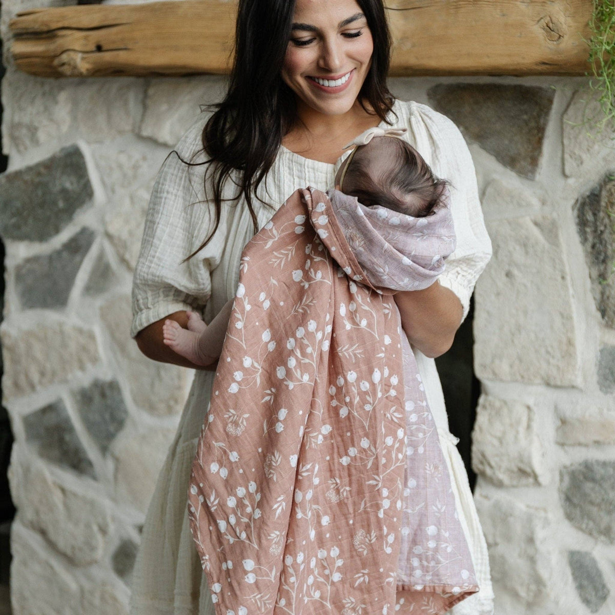 Cotton/Muslin Swaddles - 2 pack