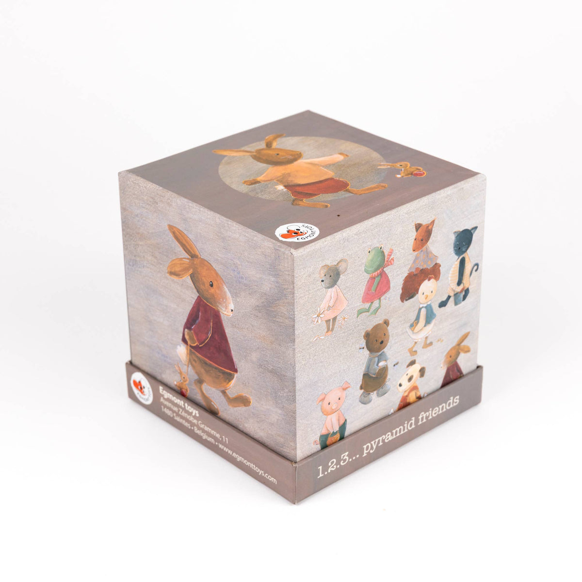 Stacking Nesting Cubes Pyramid Friends