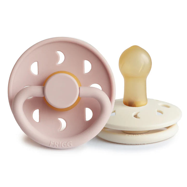 FRIGG Moon Natural Rubber Pacifier 2 pk