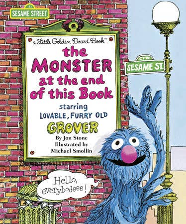 Monster At The End Of This Book Board Book - Baby Dill