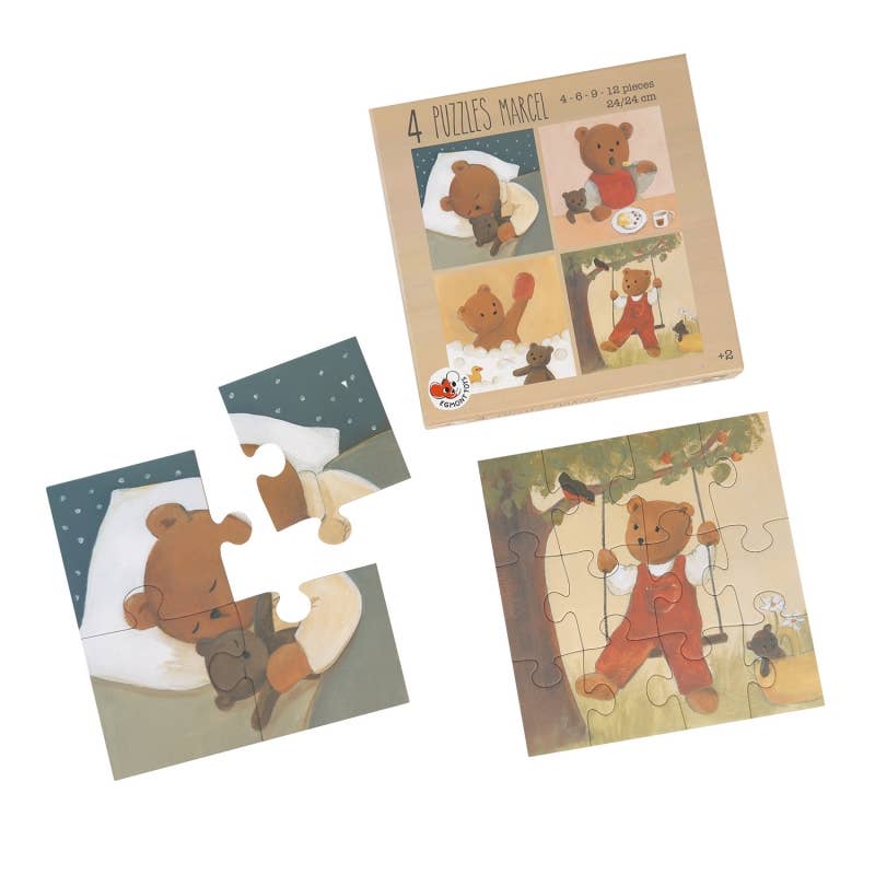 Egmont -  4 Puzzles Marcel - Baby Dill