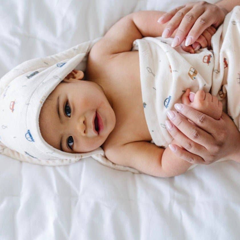 Luxury Hooded Towel - Baby Dill