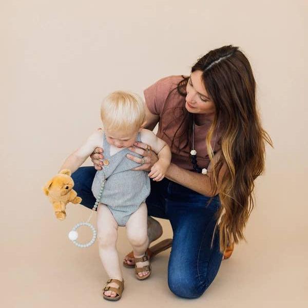 The Jameson - Black Teething Necklace