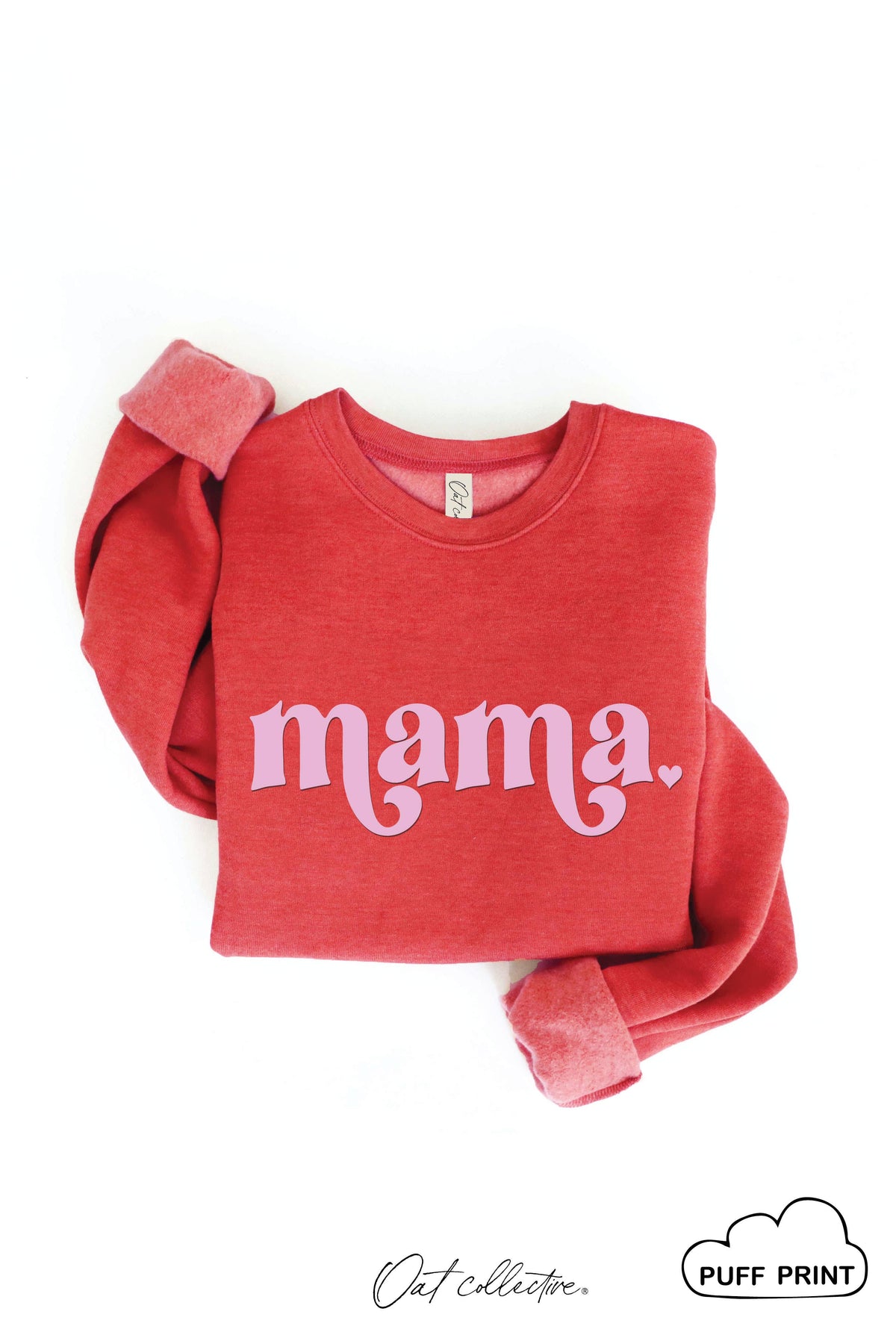 MAMA Graphic Cozy Sweatshirt - Baby Dill