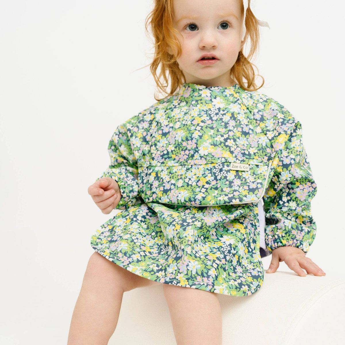 Breezy Floral Long Sleeve Bib