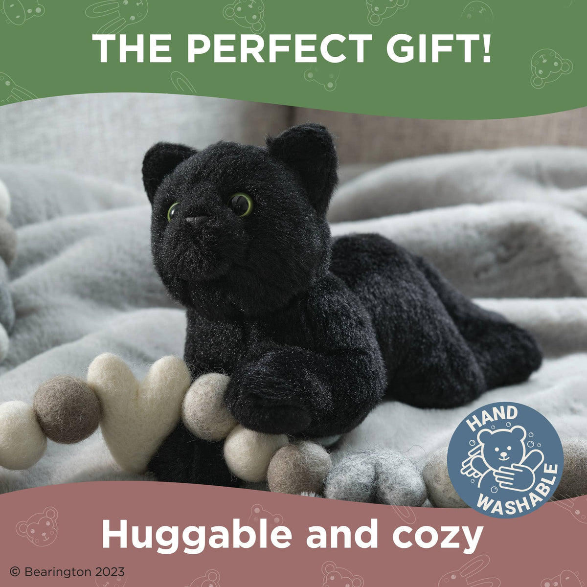Lil&#39; Jinx the Black Kitty Cat Stuffie - Baby Dill