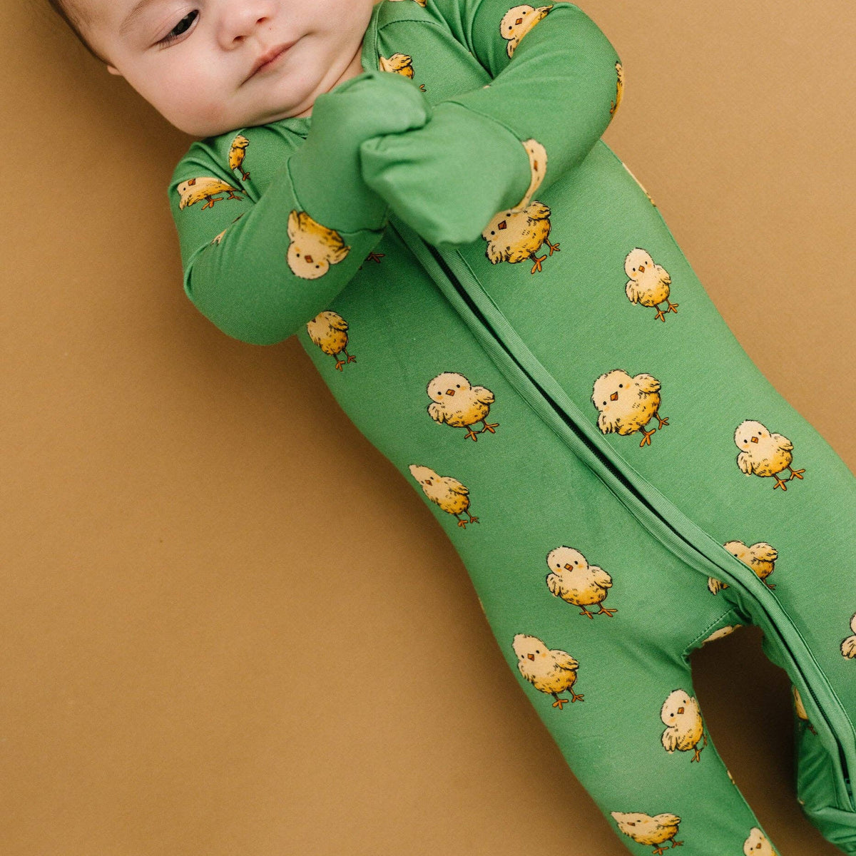 Little One Shop - Spring Chicks Bamboo Sleeper - Baby Dill