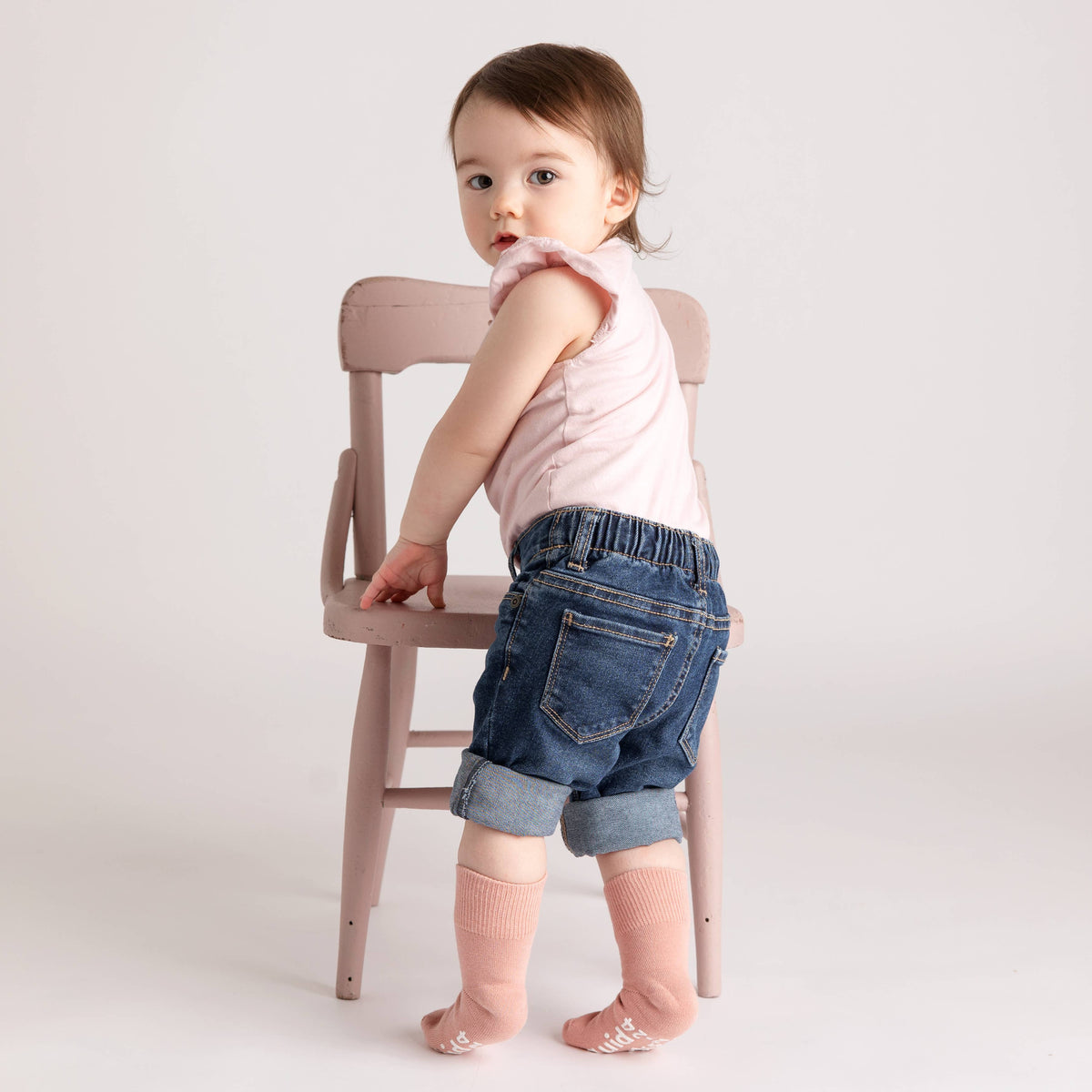 Courtney - Baby Socks with Non-Slip Silicone - Baby Dill