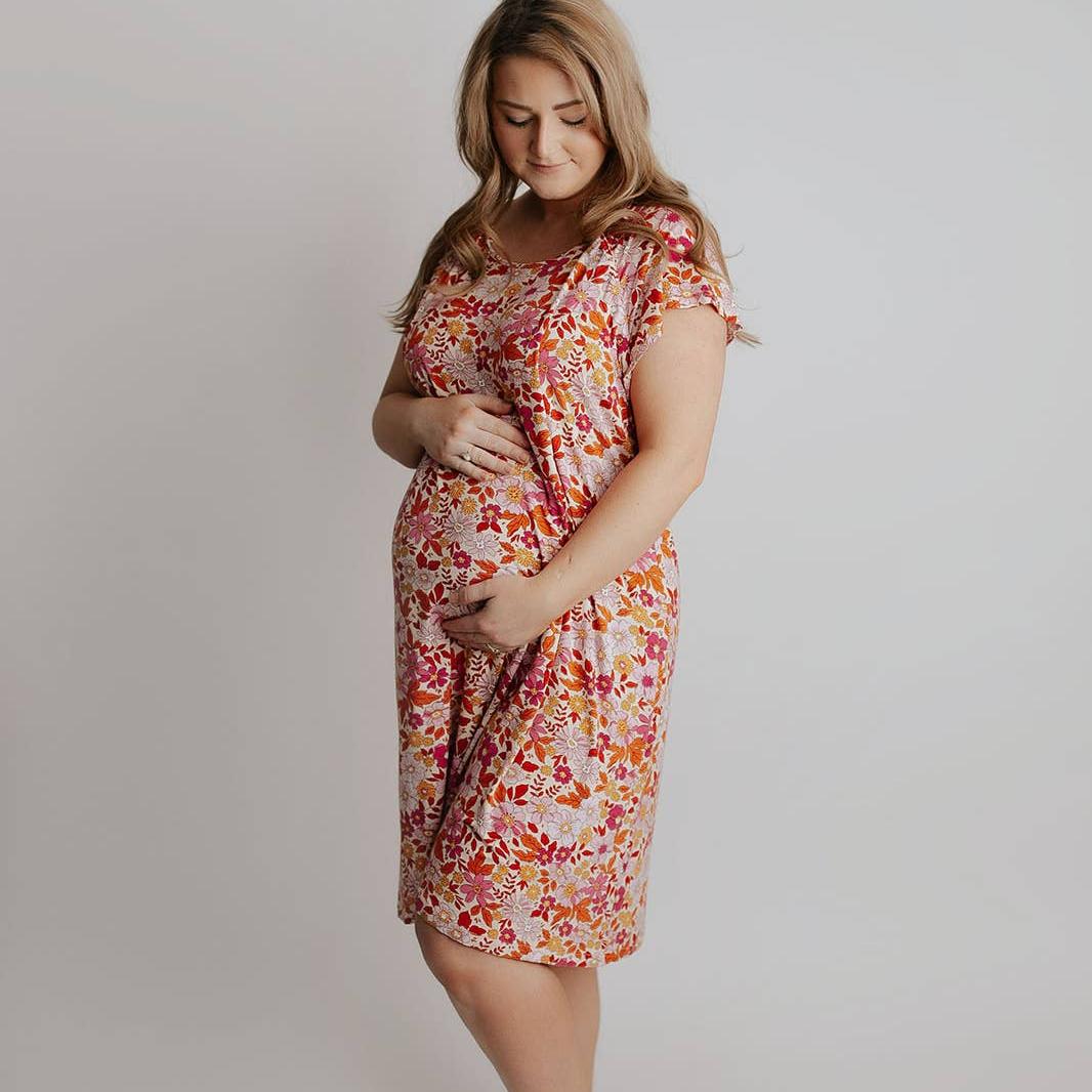 Maternity Mommy Labor and Delivery/ Nursing Gown