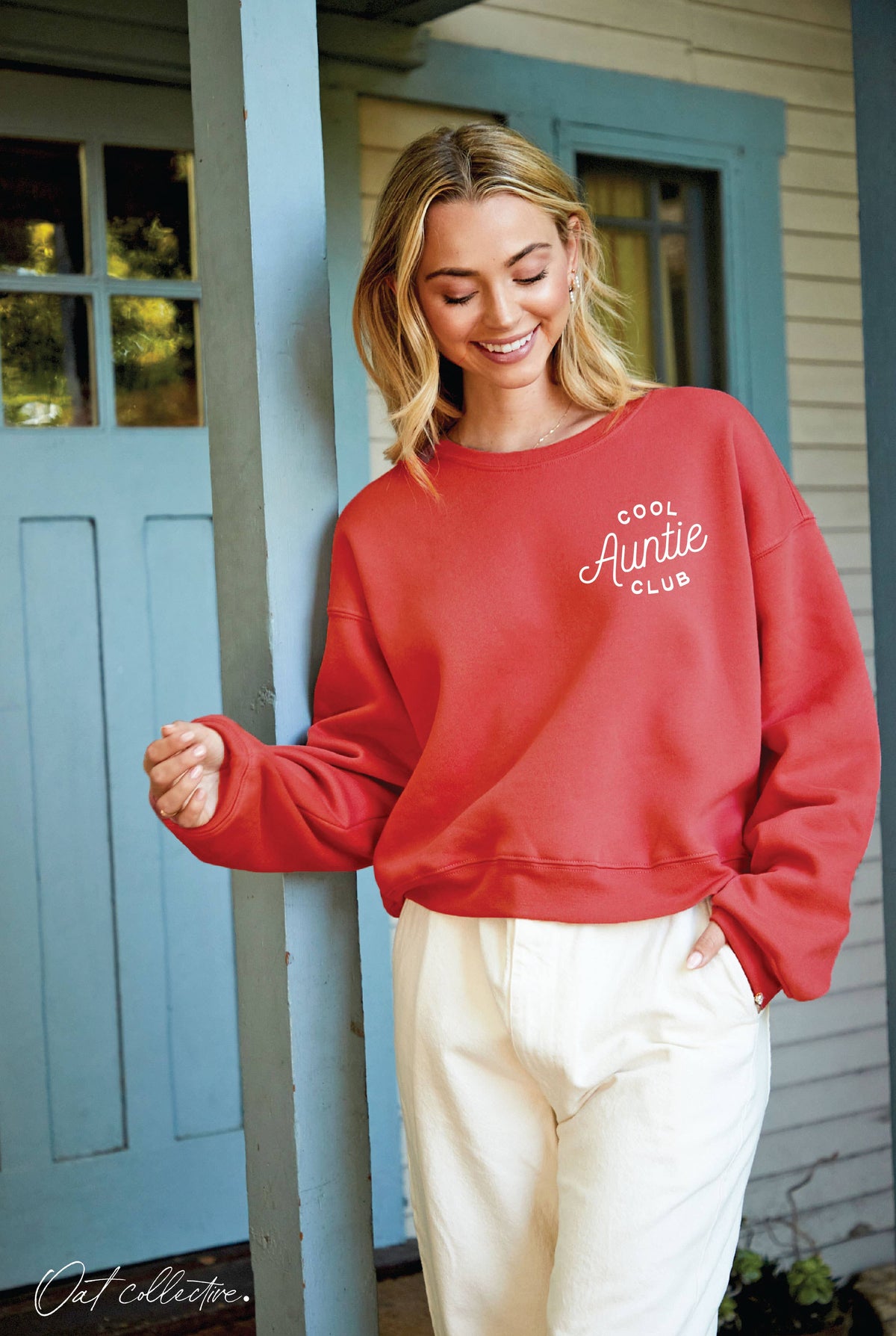 COOL AUNTIE CLUB Mid Graphic Sweatshirt