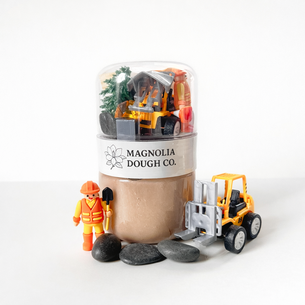 Sensory Play Dough Kit – Construction Theme Toddler Toy