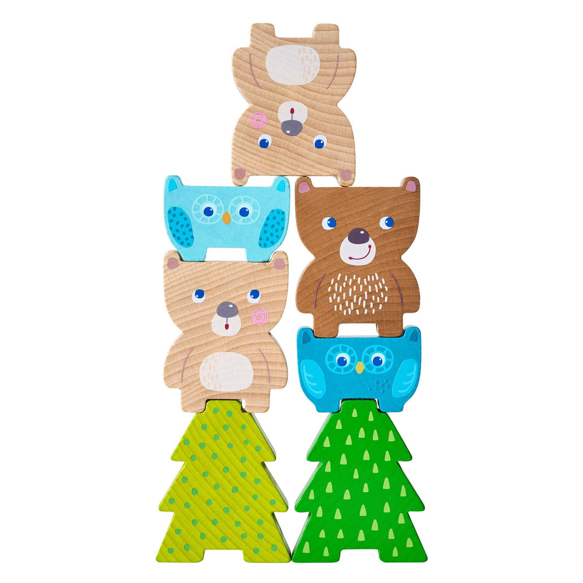 Wooden Forest Friends Stacking Toy