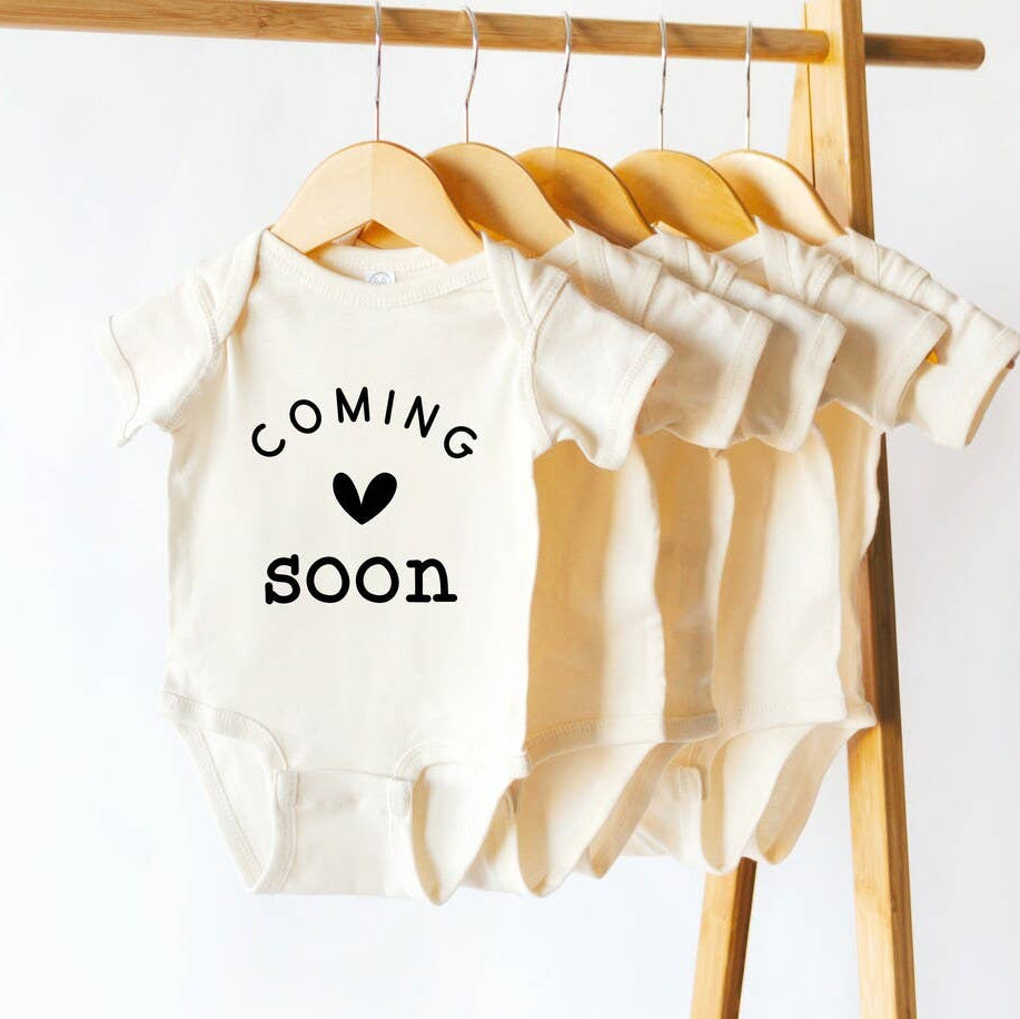 Coming Soon Pregnancy Announcement Onesie Bodysuit