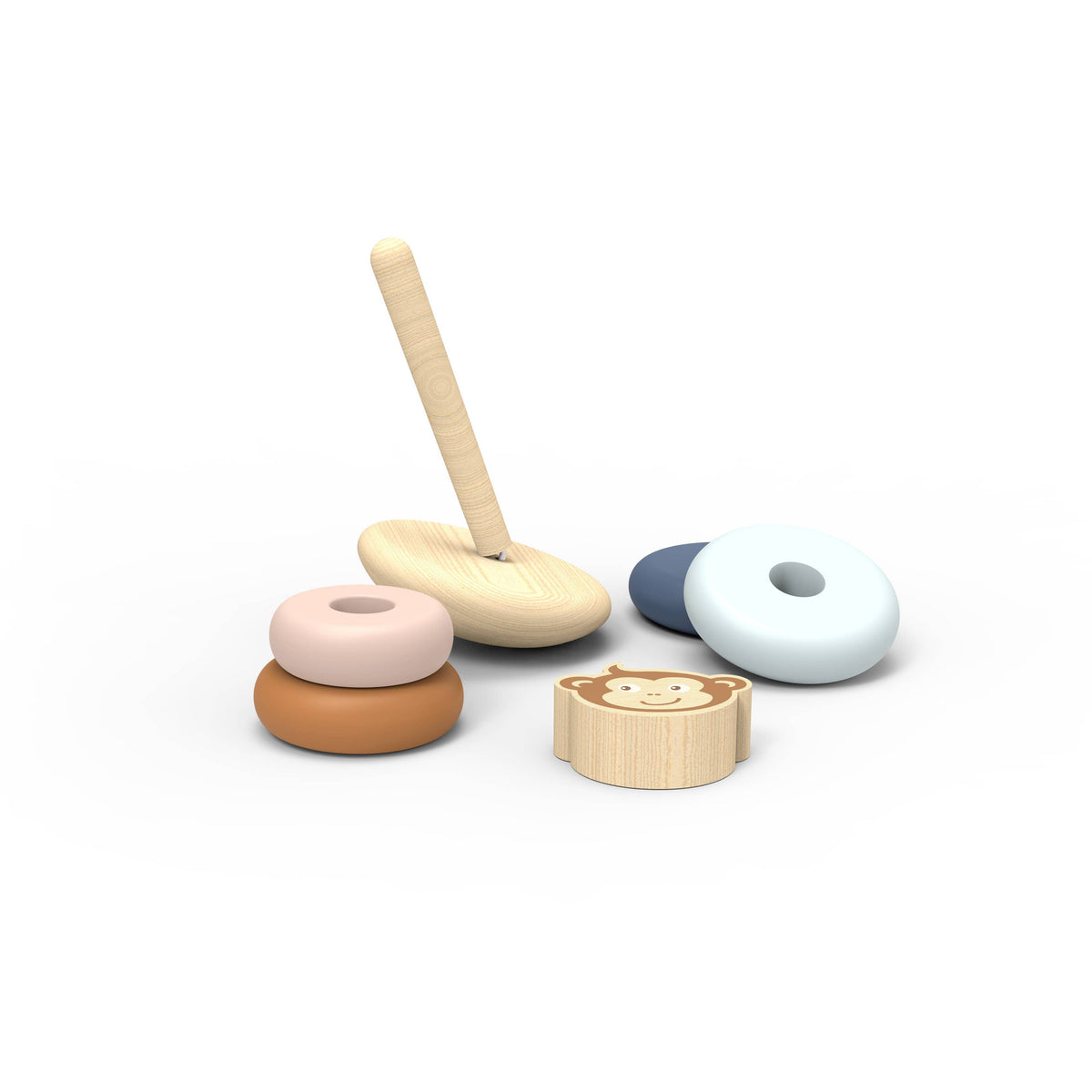 Roly Poly Wood Stacker Toy