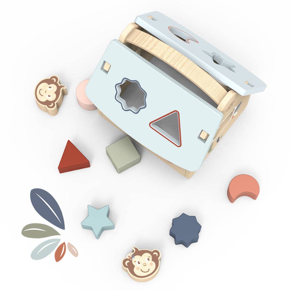 Wood House Shape Sorter - Baby Dill