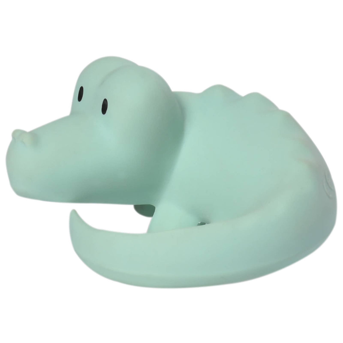 Crocodile Natural Organic Rubber Teether, Rattle &amp; Bath Toy