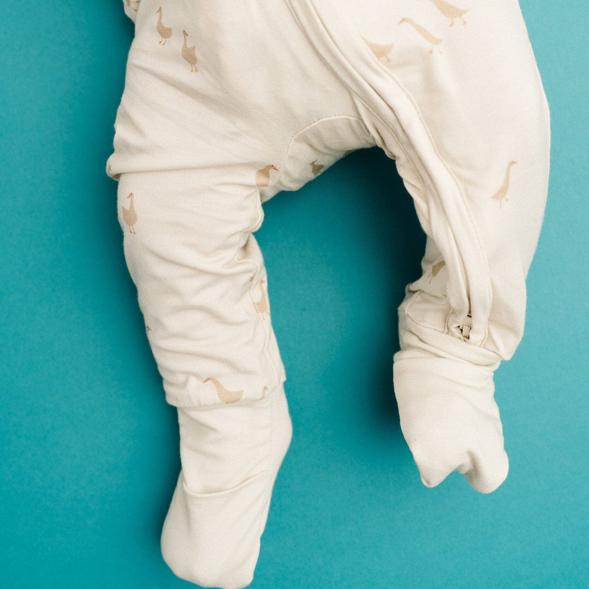 Silly Goose Bamboo Sleeper - Baby Dill