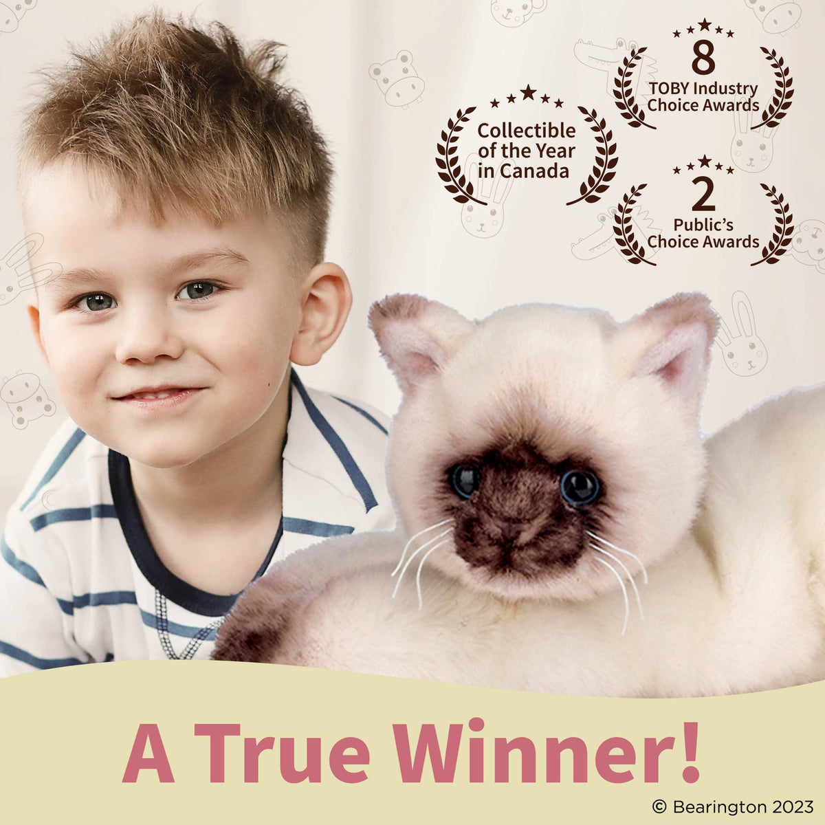 Lil&#39; Cleo the Siamese Kitty Cat Plushie - Baby Dill