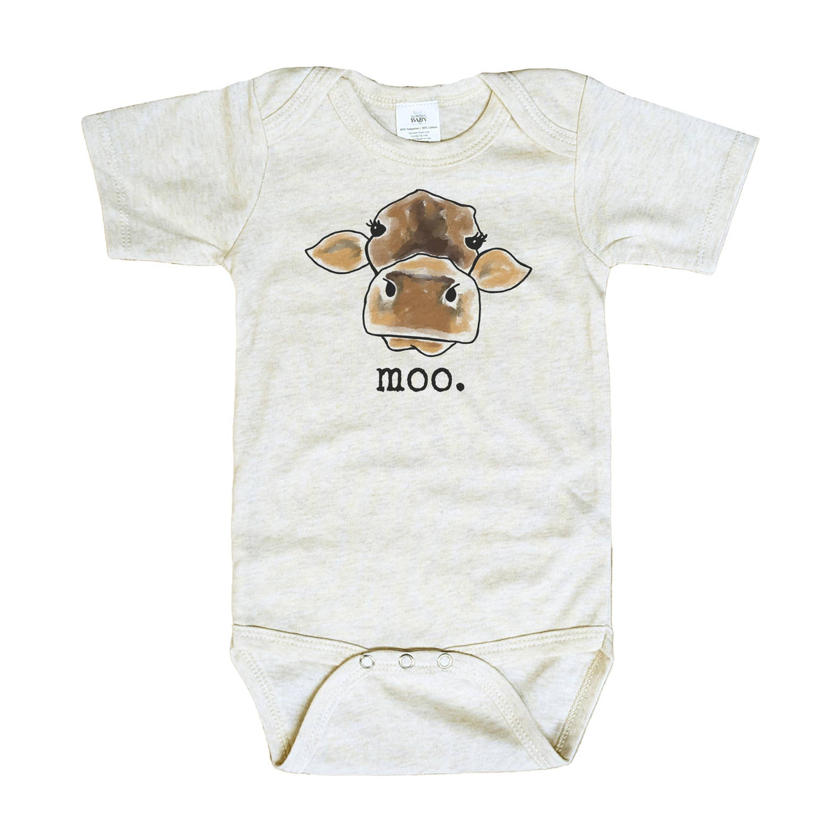 MOO Cow Farm Baby Onesie